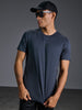 Sinsay Men's Dark Gray Performance Short Sleeve T-Shirt| Sinsay in Lebanon