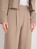 Sinsay Women's Beige Striped Trousers | Sinsay In Lebanon