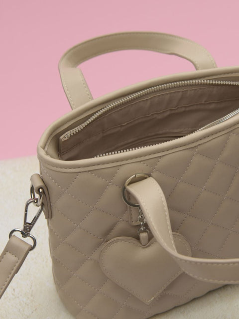 Sinsay Women's Beige Leather Adjustable Strap Shoulder Bag | Sinsay In Lebanon