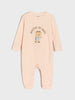 AYA   Sinsay BABY BOY CREAM-BROWN 2 PACK OVERALL