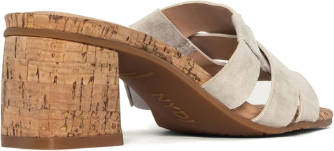 NYDJ Women's Gloriana Metallic Suede Heeled Slipper | NYDJ in Lebanon