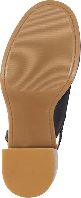 Lucky Brand Women's Black Delmie Slingback Stack Sandal's ACS1340