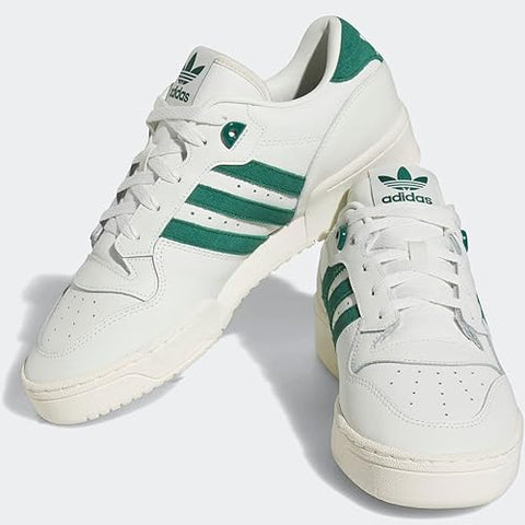 Adidas Men's White & Green Rivalry Low Sneaker | Adidas In Lebanon