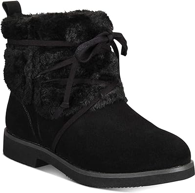 Style & CO Women's Black Boot ACS72(shoes 62,63)