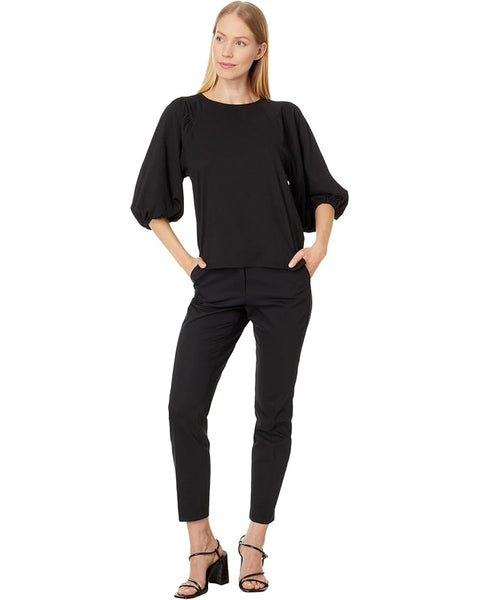 Vince Camuto Women's Black Three-Quarter Sleeve Blouse | Vince Camuto In Lebanon