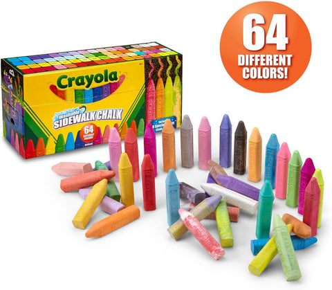 Crayola 64 Pieces Ultimate Washable Chalk Collection | Crayola In Lebanon