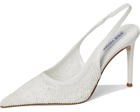 Steve Madden Women's White Reyes Heel | Steve Madden In Lebanon