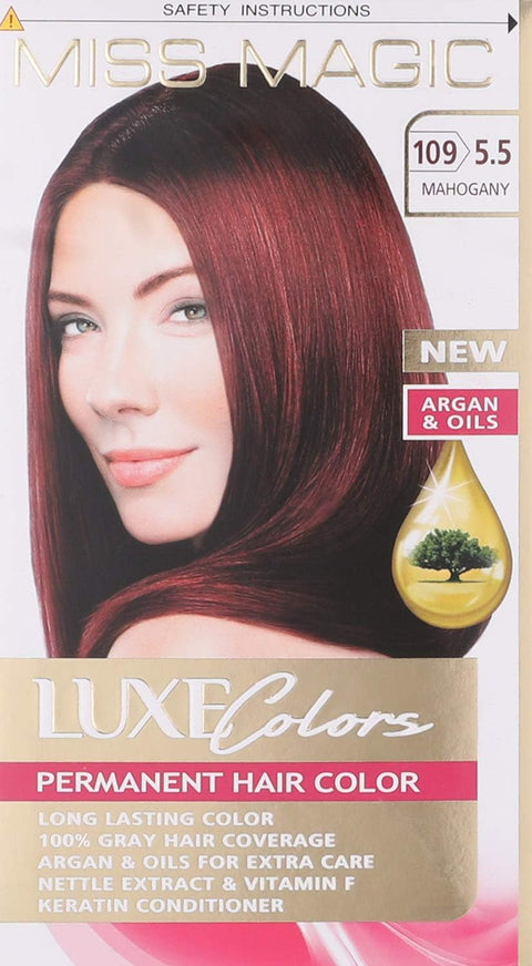 Miss Magic Luxe Colors Permanent Hair Colour Mahogany 5.5