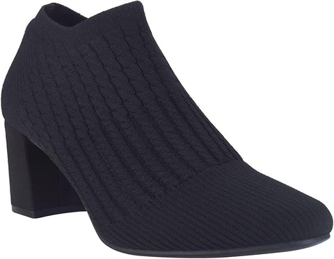 Impo Black Nancia Stretch Knit Ankle Boots | Impo In Lebanon