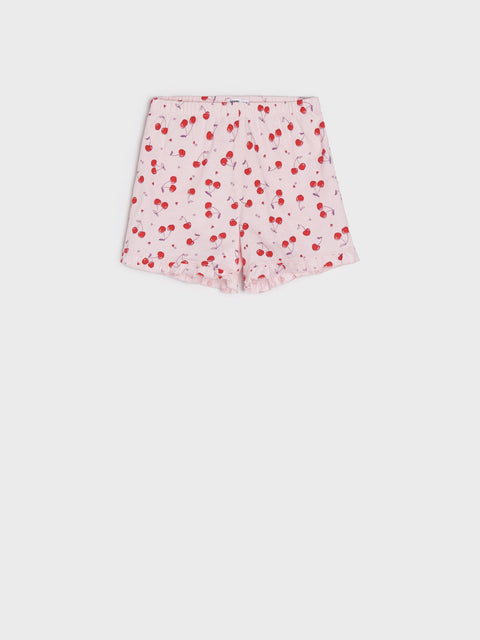 Sinsay Girl's Light Pink Cherry Printed Pajama Set | Sinsay In Lebanon