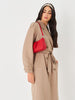 Sinsay Women's Red Faux Leather Shoulder Bag | Sinsay In Lebanon