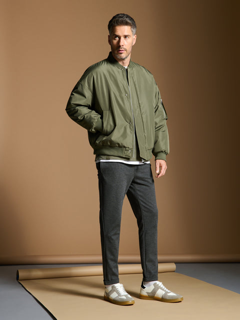 Sinsay Men's Olive Green 3 Pockets Bomber Jacket|Sinsay In Lebanon