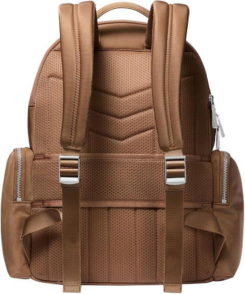 Michael Kors Women's Brown Metallic Prescott Large Backpack |Michael Kors In Lebanon