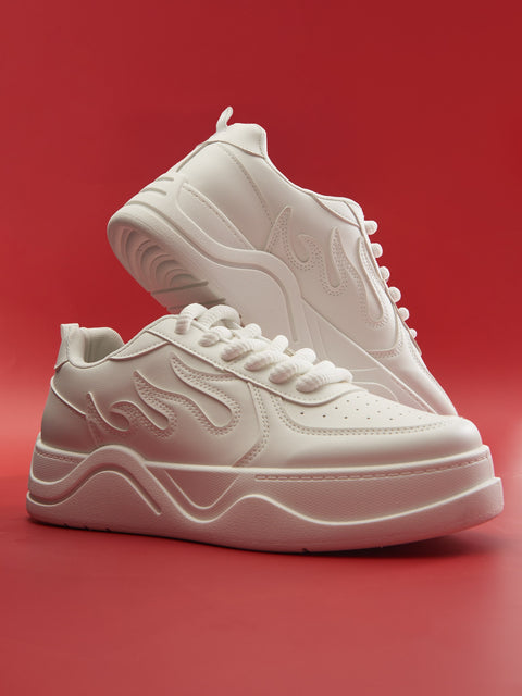 Sinsay Women's White Reflective Element Sneakers|Sinsay In Lebanon