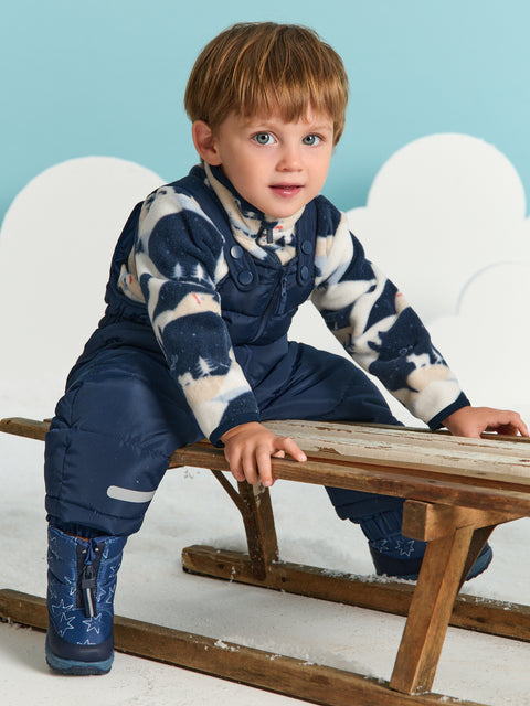 Sinsay Baby Boy's Navy Insulated Sleeveless Overall|Sinsay In Lebanon