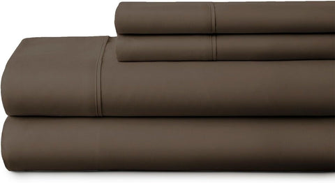 I Enjoy Home Premium Brown King Simply & Ultra Soft 6 Piece Bed Sheet Set | I Enjoy Home In Lebanon