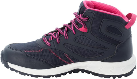 Jack Wolfskin Girl's Navy Woodland Texapore Mid K Sneakers |Jack Wolfskin in Lebanon