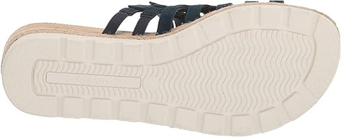 Bella Vita Women's Navy Oaklynn Wedge Slipper | Bella Vita in Lebanon