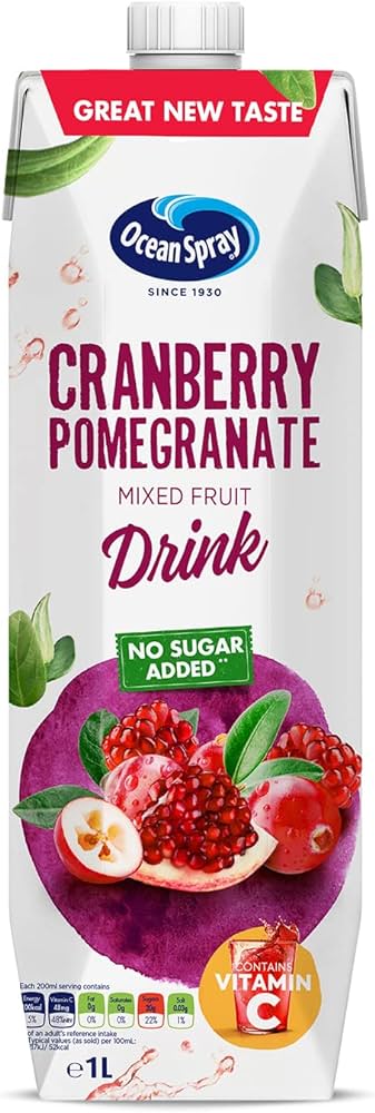 Ocean Spray Cranberry Pomegranate Juice Drink 1L | Ocean Spray In Lebanon