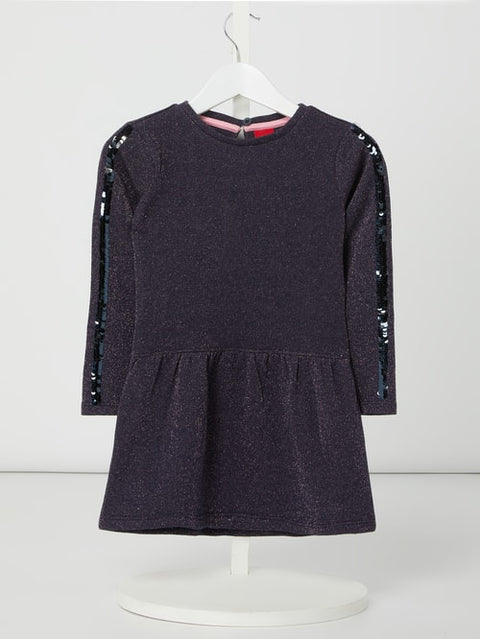 S.Oliver Girl's Purple Long-Sleeve Dress |S.Oliver in Lebanon