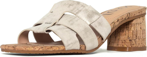 NYDJ Women's Gloriana Metallic Suede Heeled Slipper | NYDJ in Lebanon