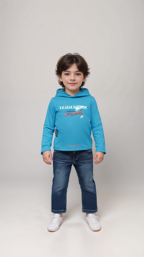 S.Oliver Boy's Blue Long-Sleeve Hoodie |S.Oliver in Lebanon