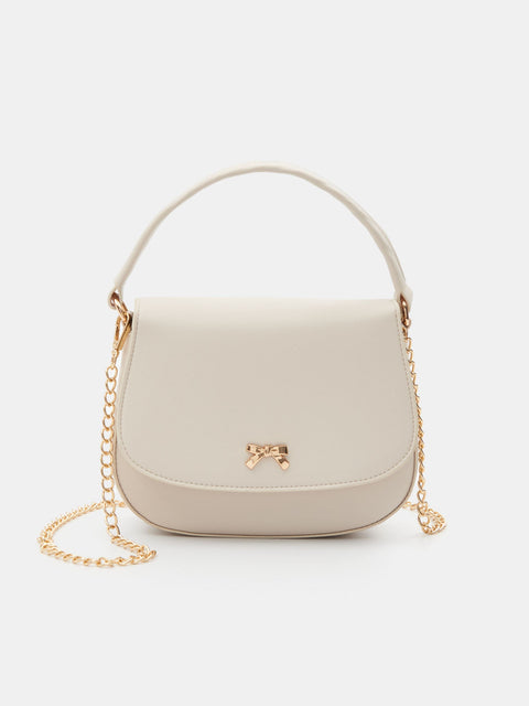 Sinsay Women's Beige Artificial Leather Shoulder Bag | Sinsay In Lebanon