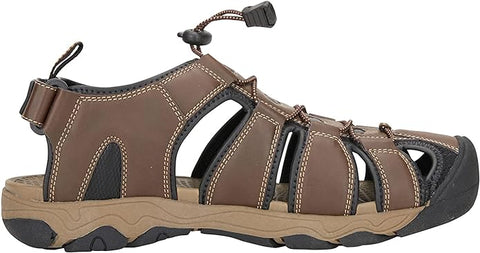 Khombu Men's Hal Fisherman  Brown Waterproof  Sandals  | Khombu In Lebanon