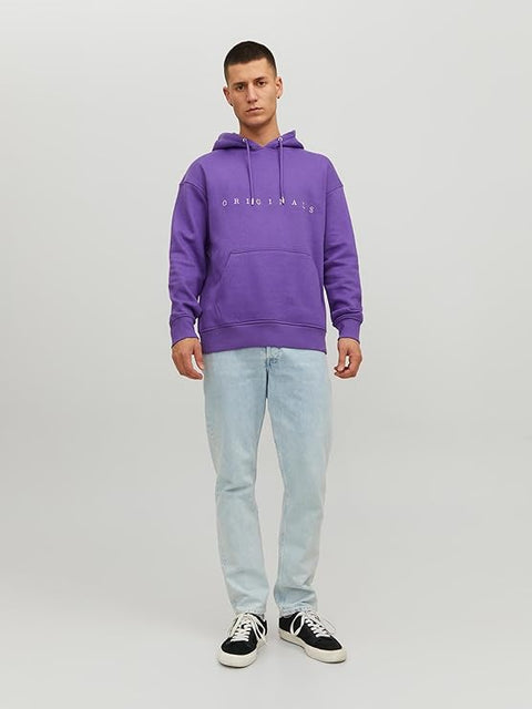 Jack & Jones Men's Purple Jorcopenhagen Sweat Hood Noos Hoodies | Jack & Jones In Lebanon