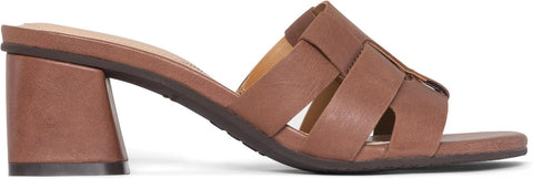 NYDJ Women's Brown Gloriana Leather Heeled Slipper | NYDJ in Lebanon