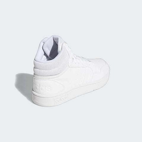 Adidas Women's White Hoops 3.0 Mid Classic Sneakers | Adidas In Lebanon