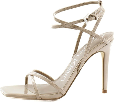 Calvin Klein Women's Beige Tegin Strappy High Stiletto Sandals | Calvin Klein In Lebanon