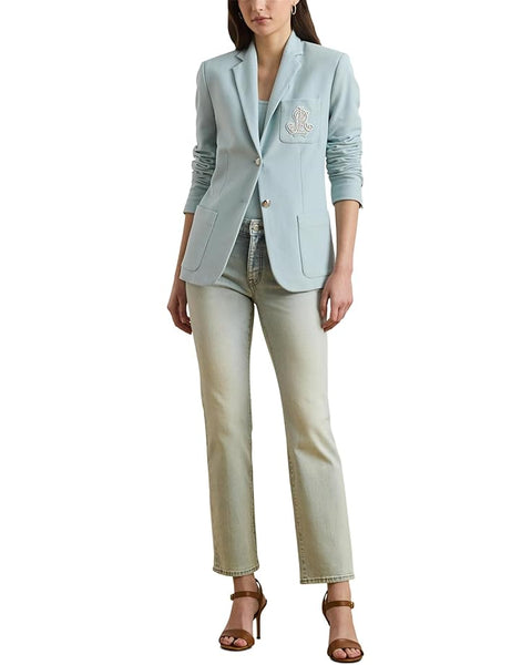 Lauren Ralph Lauren Women's Stella Wash Blue Mid-Rise Straight Ankle Jeans | Lauren Ralph Lauren In Lebanon