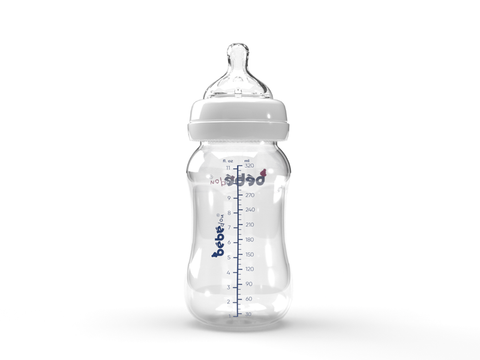 Bebedou Wide Neck Feeding Bottle 320ml 6m+  (BBd1123) | Bebedou In Lebanon