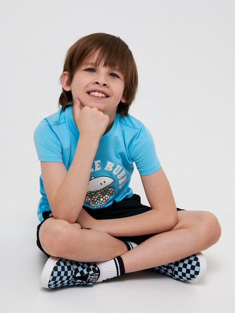Sinsay Boy's Blue Scented Print Short Sleeve T-Shirt | Sinsay In Lebanon