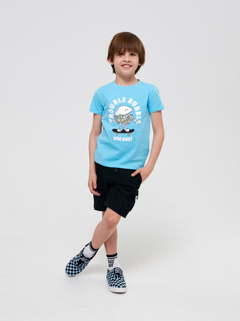 Sinsay Boy's Blue Scented Print Short Sleeve T-Shirt | Sinsay In Lebanon