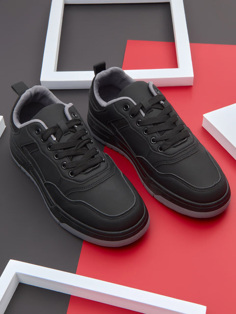 Sinsay Men’s Black  Urban Edge Lifestyle Sneakers | Sinsay in Lebanon