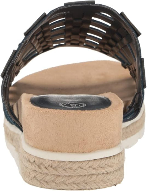 Bella Vita Women's Navy Oaklynn Wedge Slipper | Bella Vita in Lebanon