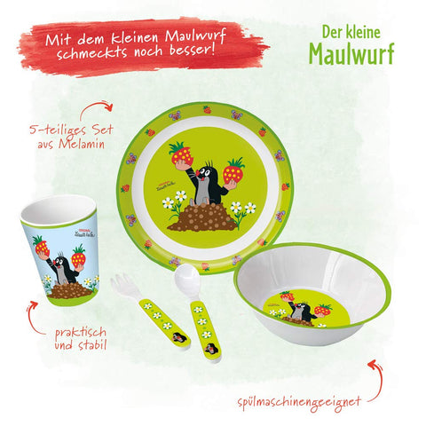 Trotsch Verlag The Little Mole Strawberry Children's Tableware Set 5-piece|Trotsch Verlag In Lebanon