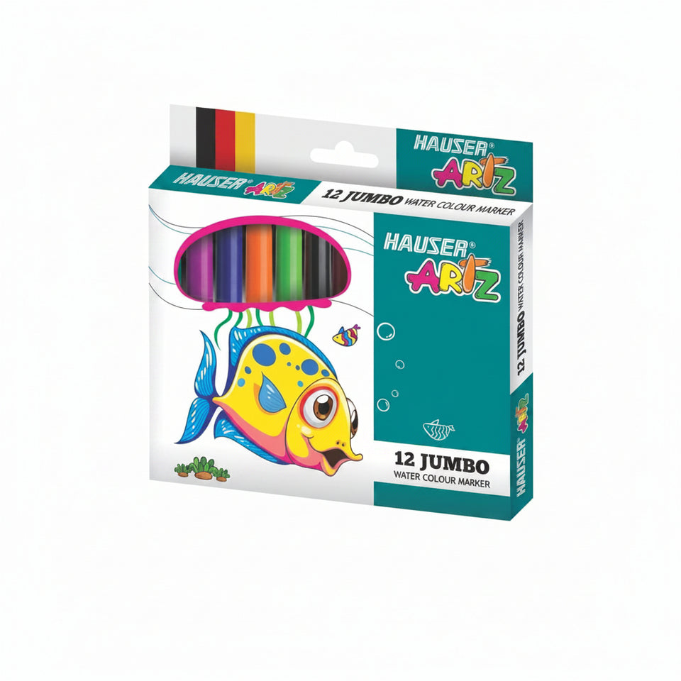 Hauser Artz 12 Jumbo Water Color Marker 20215