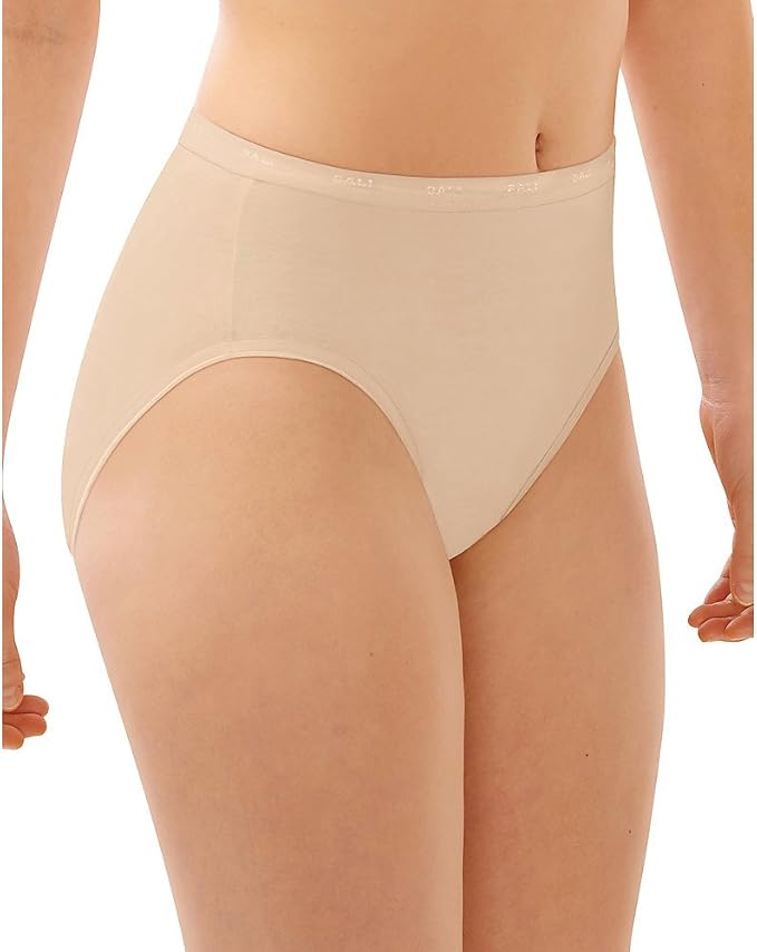 Bali Women's Beige Full-Cut Fit Briefs