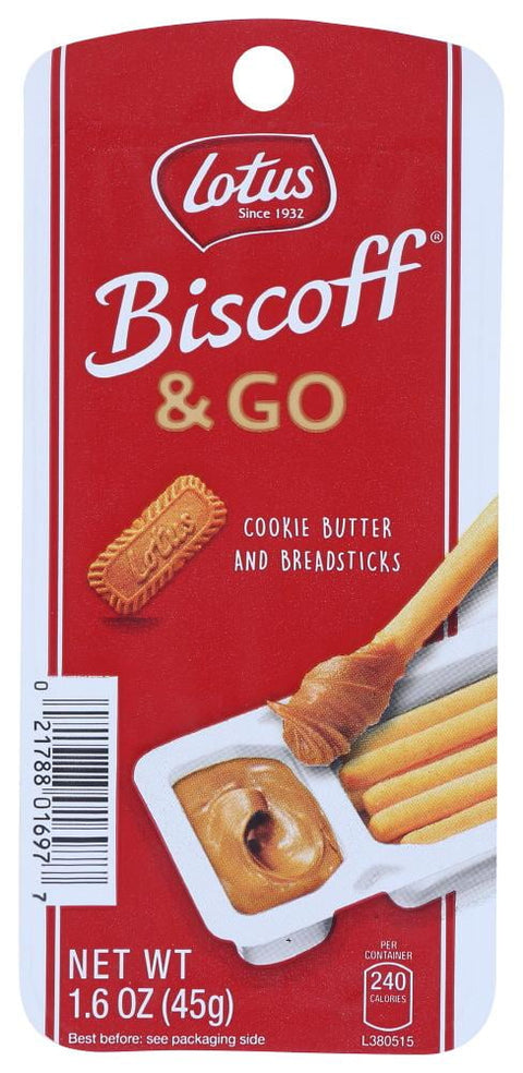 Lotus Biscoff & Go Biscuit Spread & Breadsticks 45g | Lotus In Lebanon