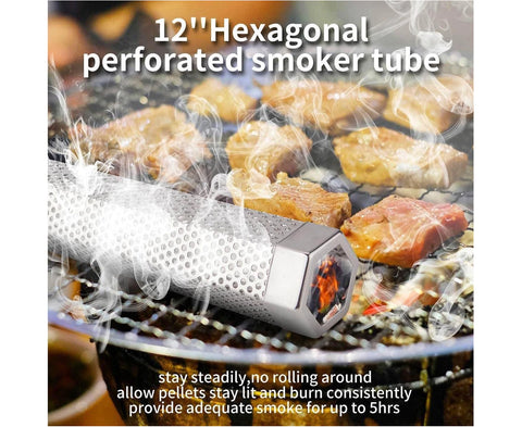 Hexagon Bbq Smoker Stainless Steel Tube AM03