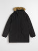 Sinsay Men's Black  Trim Hooded Jacket | Sinsay in Lebanon