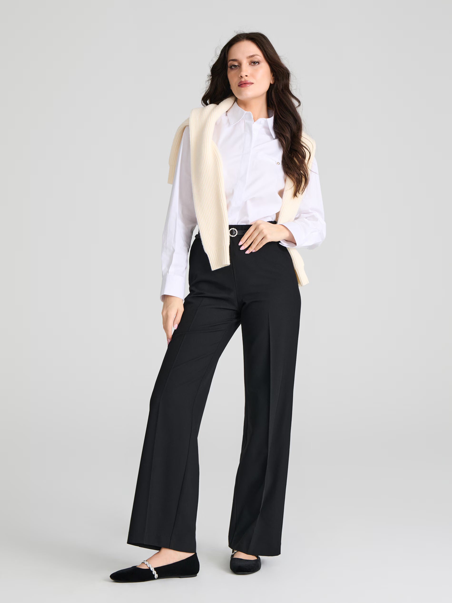 Sinsay Women's White Long Sleeve Shirt | Sinsay In Lebanon