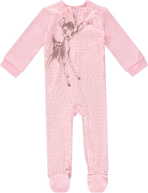 Disney Baby Girl's Bambi Pink 2 Pack Zip-Up Sleeper |Disney In Lebanon