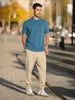 Sinsay Men's Blue Sleeveless Polo T-Shirt | Sinsay In Lebanon