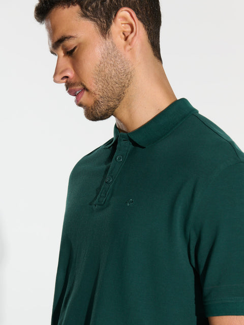 Sinsay Men's Green Polo  T-Shirt   |Sinsay  in Lebanon