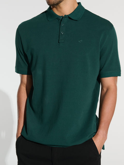Sinsay Men's Green Polo  T-Shirt   |Sinsay  in Lebanon