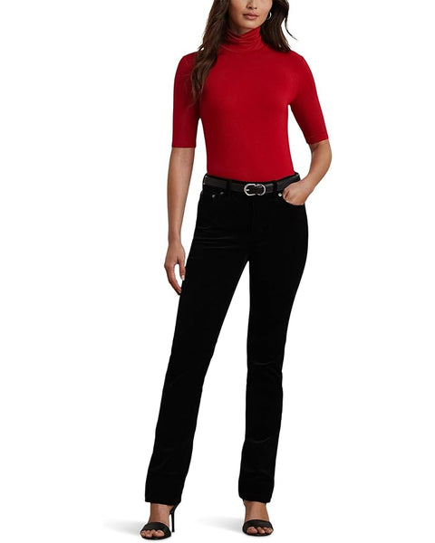 Lauren Ralph Lauren Women's Red High Neck Blouse | Lauren Ralph Lauren In Lebanon